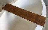 Aquatica Tidal Waterproof Iroko Wood Bathtub Tray 40 2